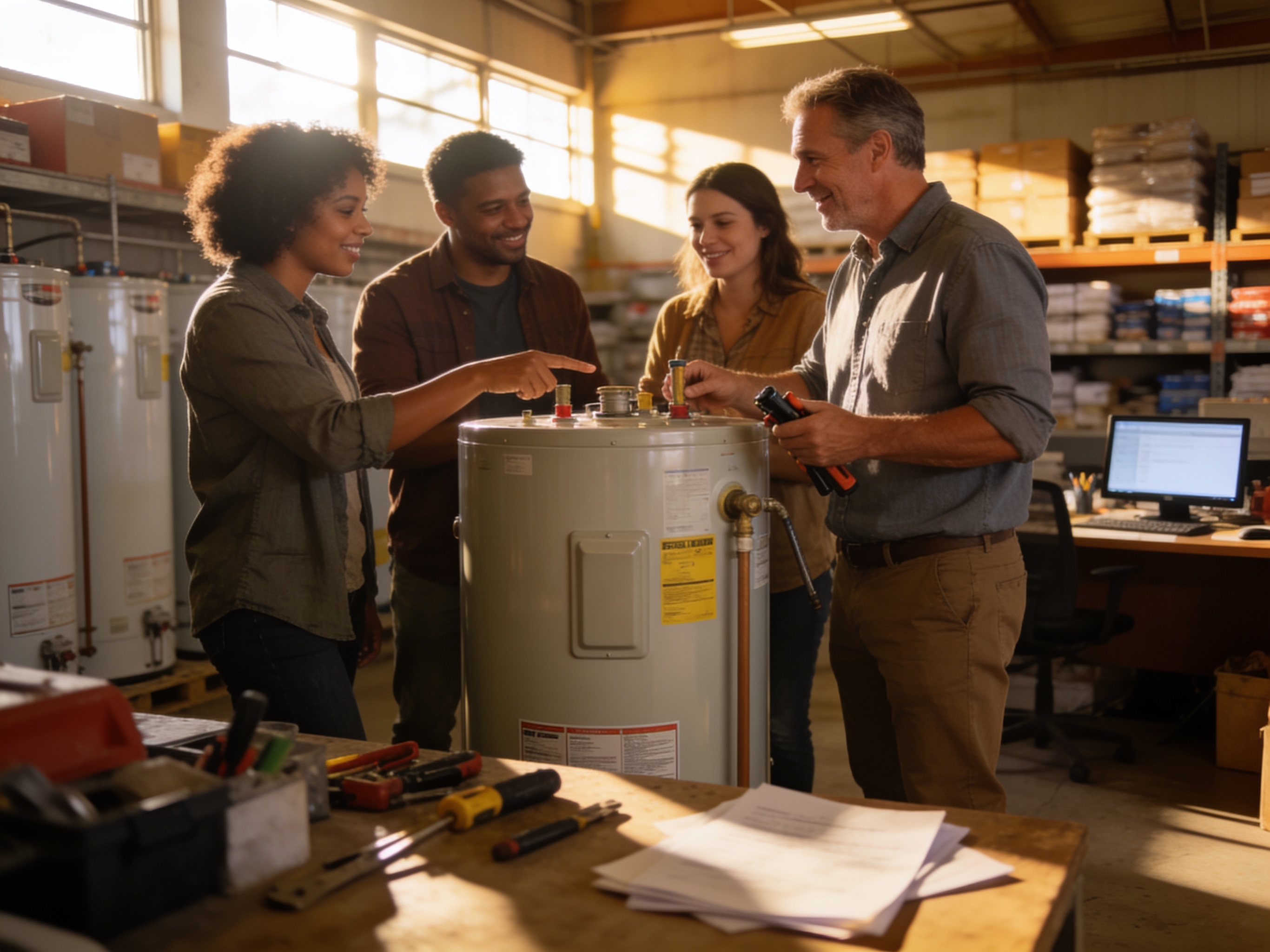The Plumbing LLC team at work in Boston