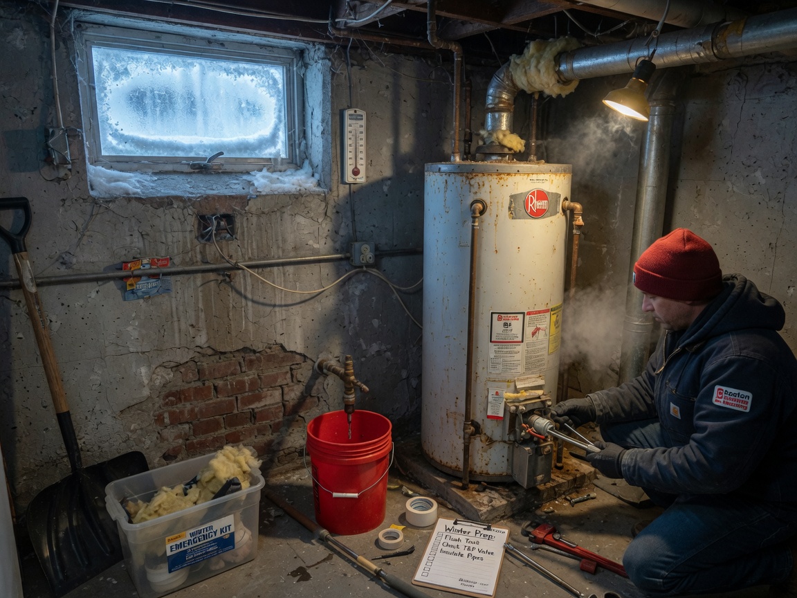 Water Heater Repair in Boston: Winter Maintenance Steps for Older Homes